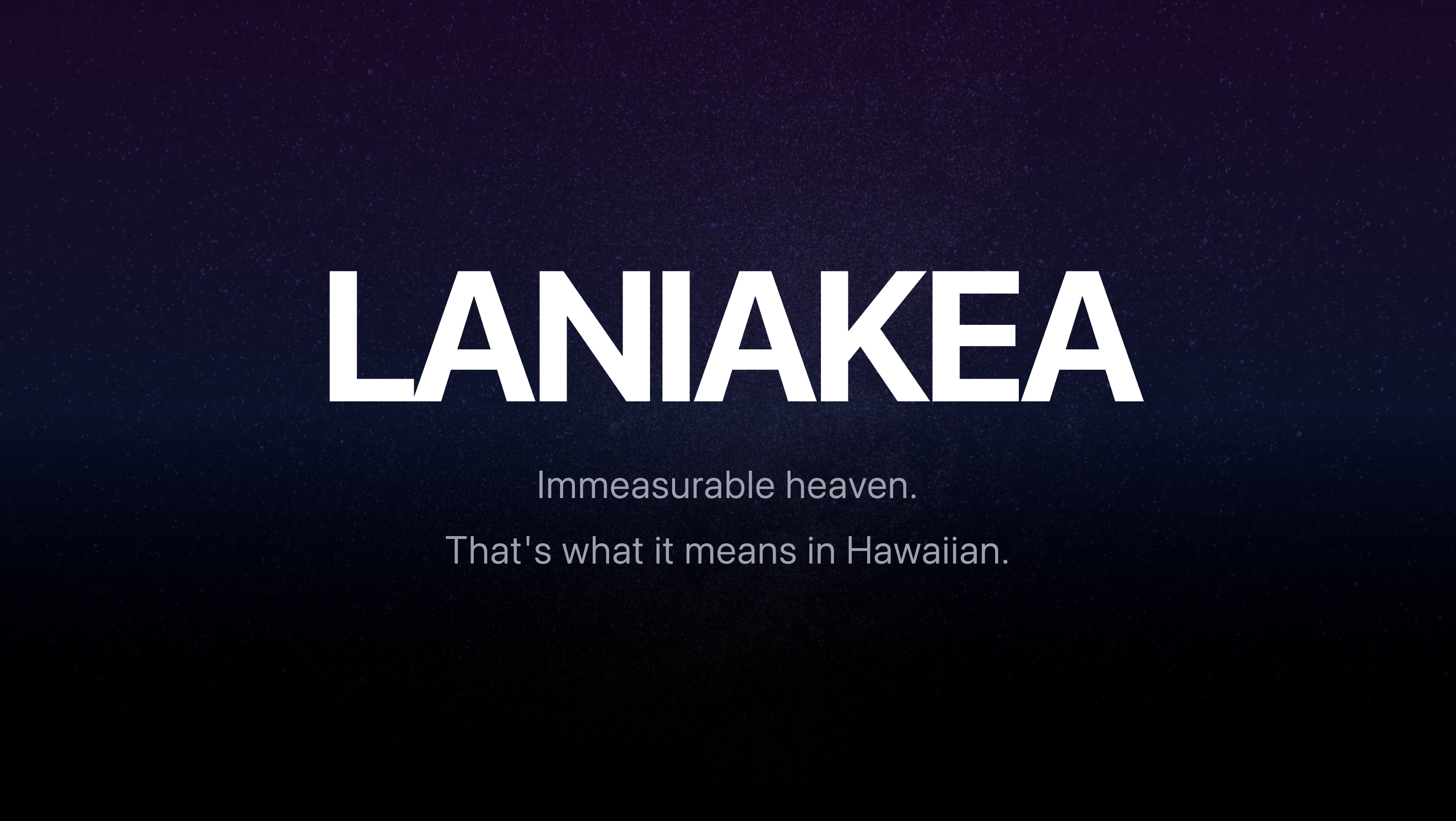 LANIAKEA